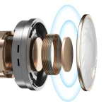 درایو 13mm پویا غوطه ور شدن در صدای شگفت انگیز اسپیکر بزرگ با فناوری HI-FI می تواند جزییات بیشتری از صدا را بازیابی کند و توازن مطبوعی در برخورد با صداهای بم ، زیر و میانه ایجاد کند